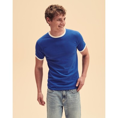 Camiseta Fruit Of The Loom Ringer