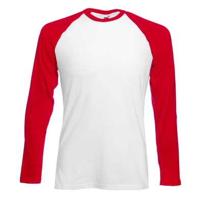 Camiseta M/L Fruit Of The Loom Baseball