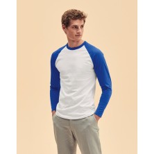 CAMISETA M/L FRUIT OF THE LOOM BASEBALL