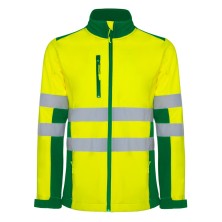 chaqueta a.v. roly antares 9303 en verde jardin/amarillo fluor