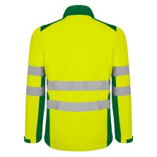chaqueta a.v. roly antares 9303 en verde jardin/amarillo fluor