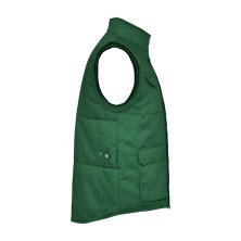 chaleco roly almanzor 5067 en verde botella