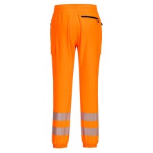 pantalón jogger a.v. portwest flexi kx346 en naranja/negro