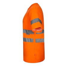 camiseta a.v. velilla 305612 en naranja fluor