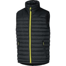 chaleco delta plus g-doon en negro/amarillo