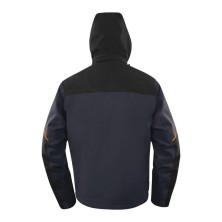 cazadora delta plus flen en azul marino/negro