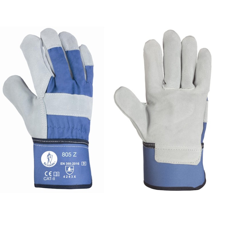 Guante serraje lona azul jomiba gcl 805 z