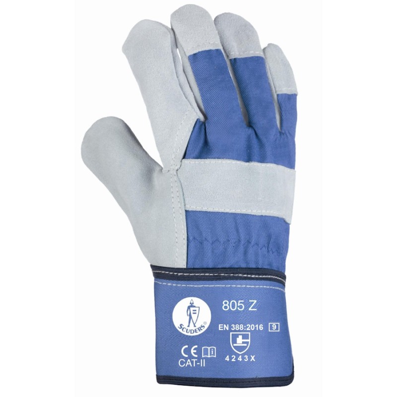 Guante serraje lona azul jomiba gcl 805 z