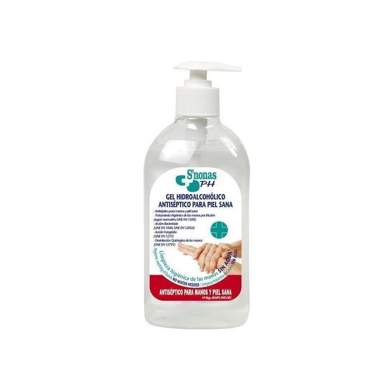 Gel hidroalcohólico snonas 500ml