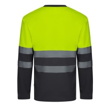 camiseta a.v. velilla 305615 en gris/amarillo fluor