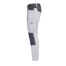 pantalon velilla 103031s en blanco/gris
