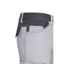 pantalon velilla 103031s en blanco/gris