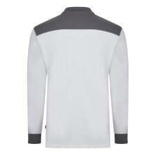 polo m/l velilla 105529s en blanco/negro