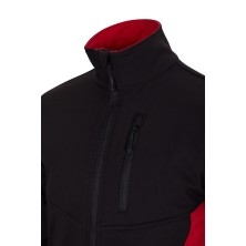 chaqueta softshell velilla 106004 en gris/amarillo