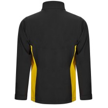 chaqueta softshell velilla 106004 en gris/amarillo