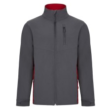 chaqueta softshell velilla 106004 en gris/amarillo