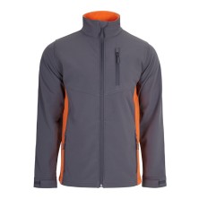 chaqueta softshell velilla 106004 en gris/amarillo