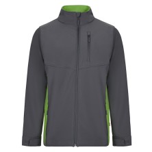chaqueta softshell velilla 106004 en gris/amarillo