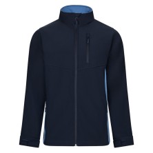 chaqueta softshell velilla 106004 en gris/amarillo