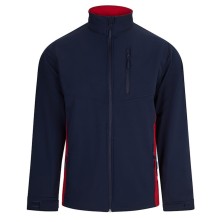 chaqueta softshell velilla 106004 en gris/amarillo