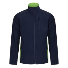 chaqueta softshell velilla 106004 en gris/amarillo