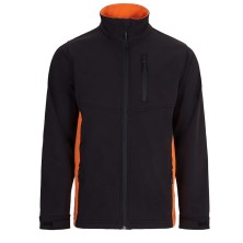 chaqueta softshell velilla 106004 en gris/amarillo