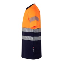 camiseta a.v. mc velilla 305509 en naranja fluor