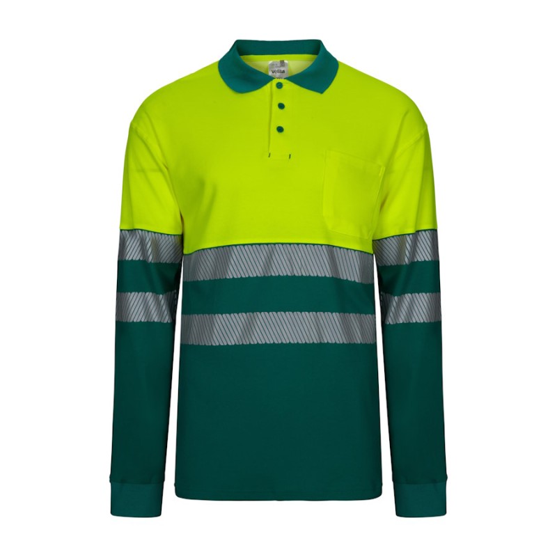 Polo a.v. ml velilla bicolor 305525