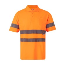 polo a.v. velilla 305512 en naranja fluor
