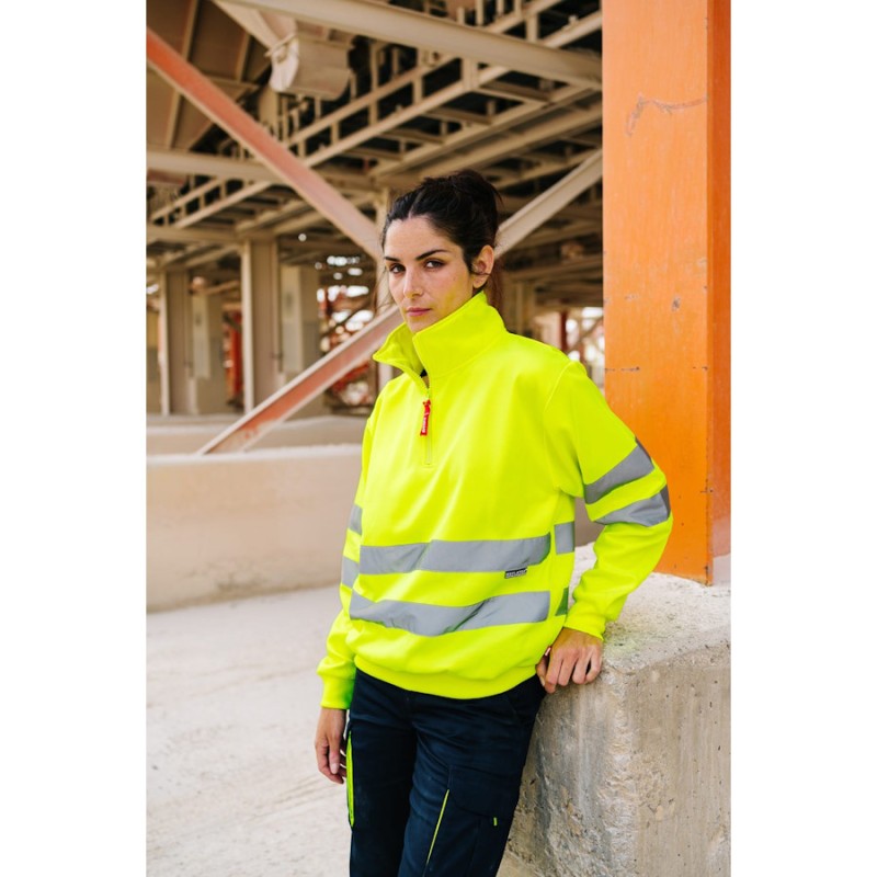 Sudadera a.v. velilla media cremallera 305702