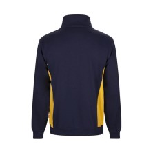 sudadera velilla 105704 en azul navy/amarillo