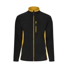 chaqueta polar velilla 201504 en negro/amarillo