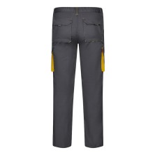 pantalon velilla 103024s en gris/amarillo