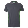 Polo m/c bicolor velilla 105504
