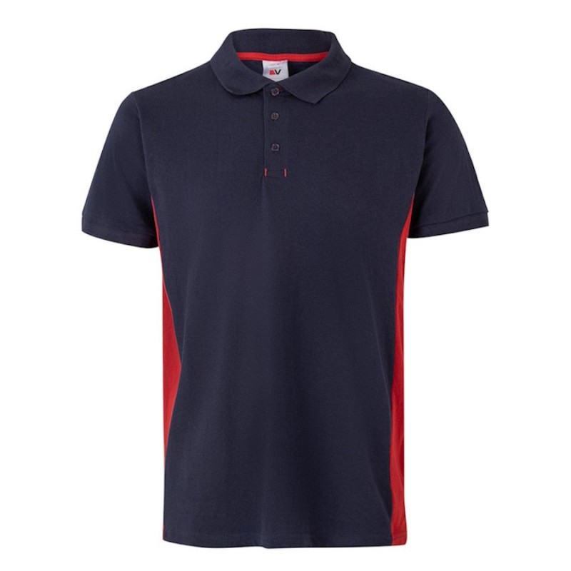 Polo m/c bicolor velilla 105504
