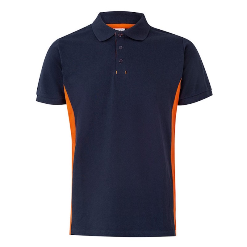 Polo m/c bicolor velilla 105504