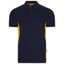 polo velilla 105504 en azul navy/amarillo