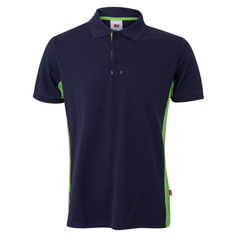 Polo m/c bicolor velilla 105504