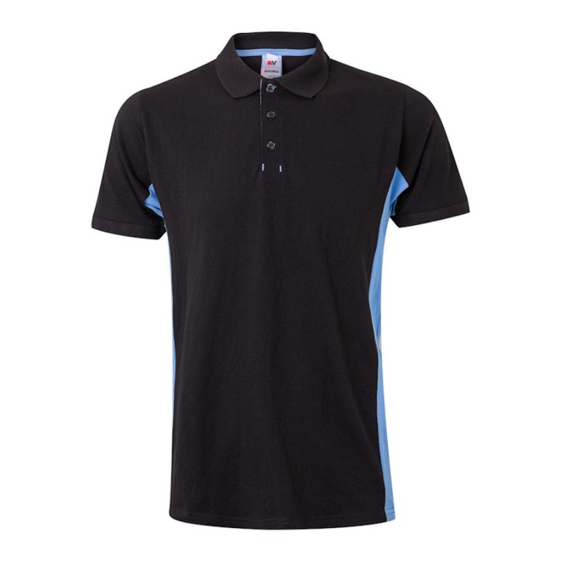 Polo m/c bicolor velilla 105504