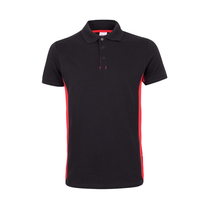 Polo m/c bicolor velilla 105504