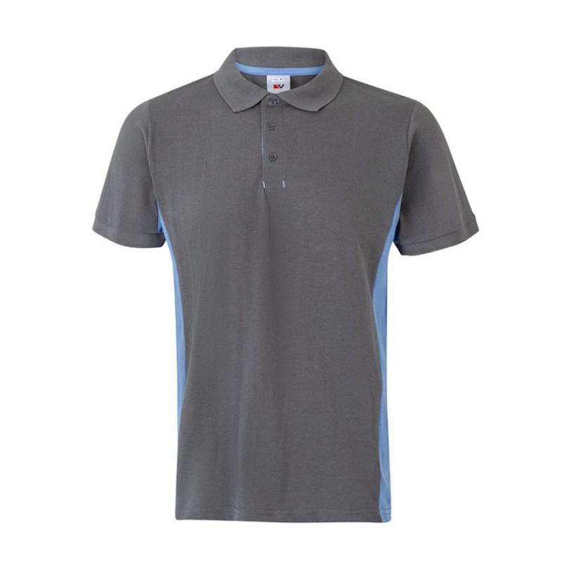 Polo m/c bicolor velilla 105504