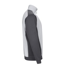 sudadera velilla 105703 en blanco/gris