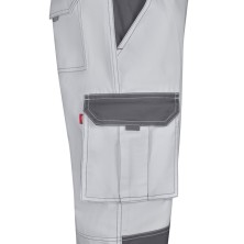 pantalon velilla 103020b en blanco/gris