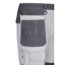 pantalon velilla 103019s en blanco/gris