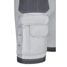 bermuda velilla canvas stretch 103029s en blanco/gris