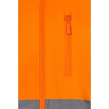 chaqueta softshell a.v. velilla 306005 en naranja fluor