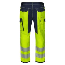 pantalón a.v. velilla 303010s en marino/amarillo fluor