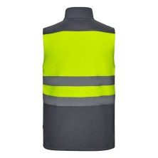 chaleco a.v. velilla 305906 en gris/amarillo fluor