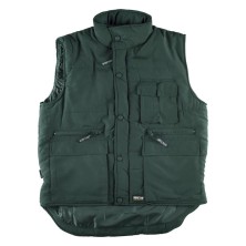 chaleco workteam s3250 en verde oscuro