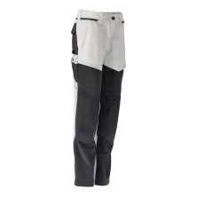 pantalon mujer mascot customized 22078 en blanco/gris piedra